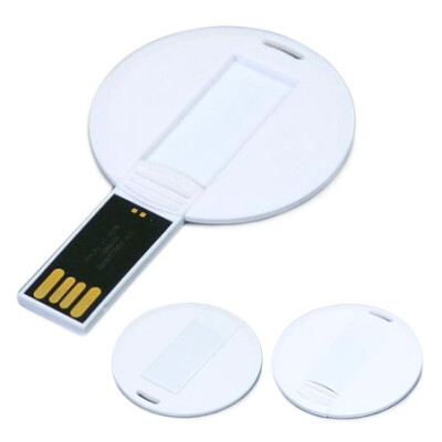 Флешка круглая кредитная карта USB 2.0