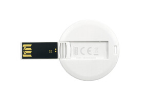 Флешка круглая кредитная карта USB 2.0