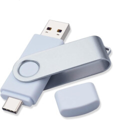 МЕТАЛЛИЧЕСКАЯ ФЛЕШКА TWISTER USB 3.0 + Type-C