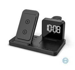 Бездротовий зарядний пристрій з годинником CONVEE