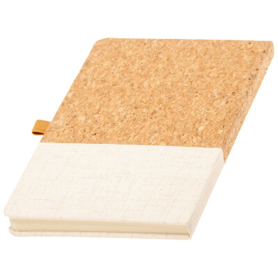 ЭКО записная книжка А5 пробка + лён