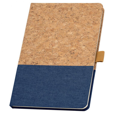 ЭКО записная книжка А5 пробка + лён