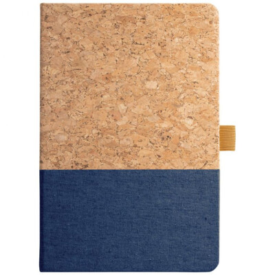 ЭКО записная книжка А5 пробка + лён