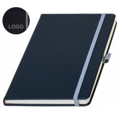 Записна книжка А5 з можливістю кольорового гравіювання, кремовый блок в ленейку