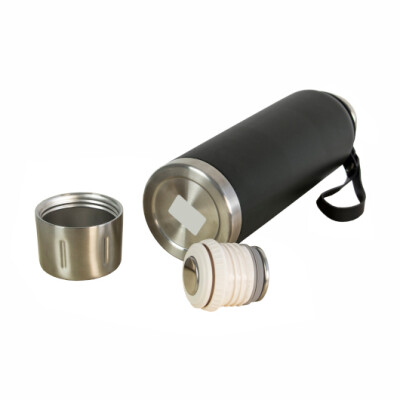 Термос вакуумний ALBUS 1000 мл, метал