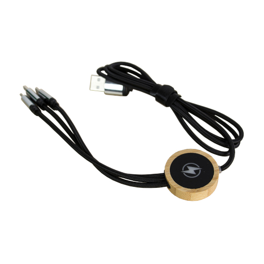 Дата кабель с подсветкой лого, 120 см