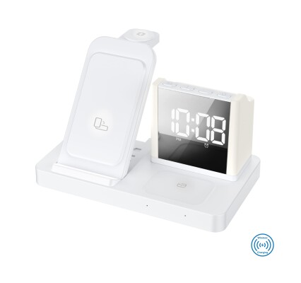 Беспроводное зарядное устройство с часами Time Dock