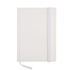 Блокнот А5 в клетку Софт, белый, крем. блок, жесткая обкл.