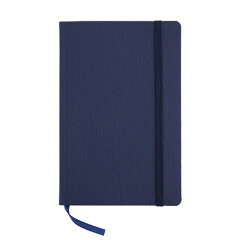 Блокнот А5 мини в линейку Петра, синий, крем. блок, гибкая обкл