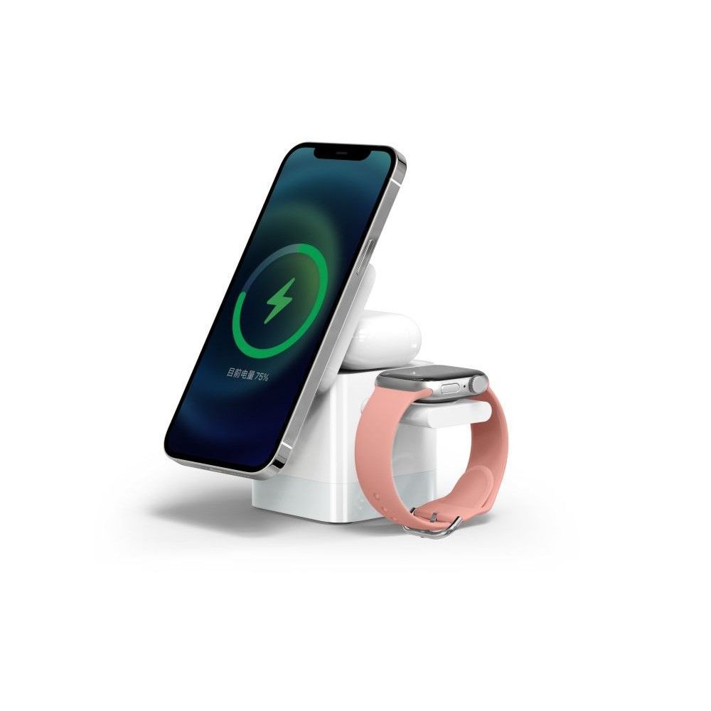 Бездротовий зарядний пристрій TheGeneral QuikLink 15W з підсвічуванням