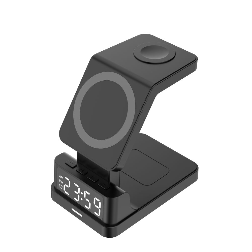 Бездротовий зарядний пристрій TheGeneral FlashCharge 15W з годинником